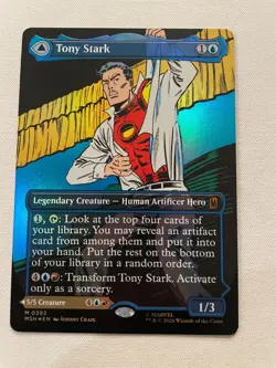 Tony Stark (Borderless) (0392) Marvel Super Heroes Foil - Image 1