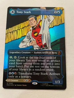 Tony Stark (Borderless) (0392) Marvel Super Heroes Foil - Image 2
