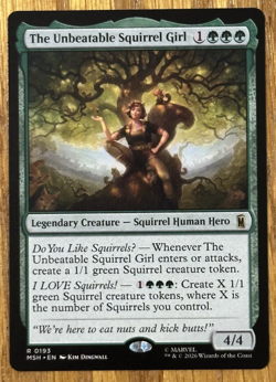 MTG Marvel Super Heroes, The Unbeatable Squirrel Girl - Image 1
