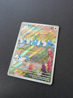 Pokemon TCG Swablu Paradox Rift 213/182 Holo Illustration Rare - Image 2