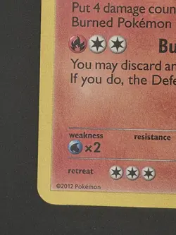 Pokemon Volcarona BW40 Black & White Prerelease Promo Holo HP 110 English 2012 - Image 5