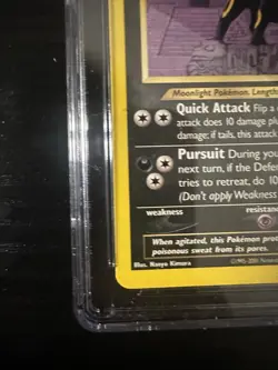 Pokemon TCG CGC 9 MINT Umbreon 32/75 Neo Discovery Unlimited Rare WOTC - Image 5