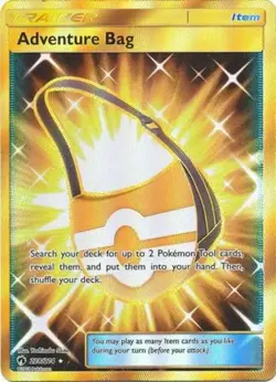 1x Adventure Bag - 228/214 - Secret Rare NM-Mint Pokemon SM08 - Lost Thunder - Image 1