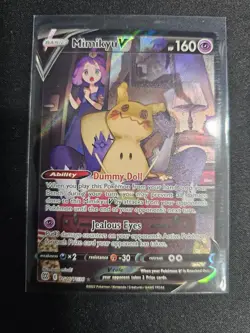 Mimikyu V TG16/TG30 Pokemon TCG Brilliant Stars Trainer Gallery Holo Ultra Rare - Image 1