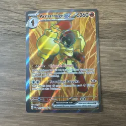 Pokemon TCG Paradox Rift Armarouge ex 218/182 Full Art Ultra Rare - Image 1