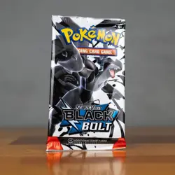 Pokemon TCG Black Bolt Booster Pack Scarlet And Violet NEW SEALED - Image 1