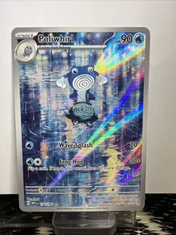 Poliwhirl 176/165 Illustration Rare Full Art Pokemon TCG Scarlet & Violet 151 - Image 1