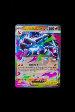 Mega Charizard X ex 013/094 Holo Double Rare Phantasmal Flames Pokemon Near Mint - Image 1
