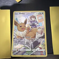 Pokemon TCG Eevee TG11/TG30 Brilliant Stars TG Full Art Holo Eng 2022 70HP - Image 3