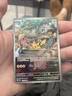 Pokemon Pikachu Illustration 173/165 Scarlet & Violet 151 English NM - Image 2