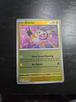 Emolga 030/086 - Reverse Holo - Pokemon TCG: Chaos Rising - English NM - Image 1