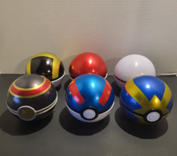 Pokemon TCG PokeBall Tin Set of 6 EMPTY Tins (No Cards) - Image 1