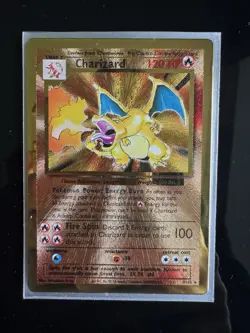 Charizard Gold Metal Promo Pokemon Karte 25th Anniversary Celebrations - Image 1