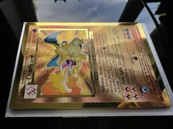 Charizard Gold Metal Promo Pokemon Karte 25th Anniversary Celebrations - Image 2