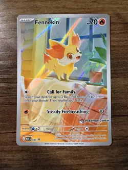 Pokemon TCG Fennekin IR 080 Chaos Rising Promo English Near Mint - Image 1