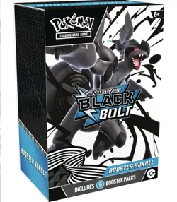 Pokemon TCG SV: Black Bolt Booster Bundle - Factory Sealed - 6 Packs - Image 1