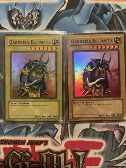 Yu-Gi-Oh! Garnecia Elefantis MRD-125 Unlimited Super Rare FADED MISPRINT VLP/NM - Image 1