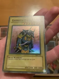 Yu-Gi-Oh! Garnecia Elefantis MRD-125 Unlimited Super Rare FADED MISPRINT VLP/NM - Image 4