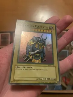 Yu-Gi-Oh! Garnecia Elefantis MRD-125 Unlimited Super Rare FADED MISPRINT VLP/NM - Image 5