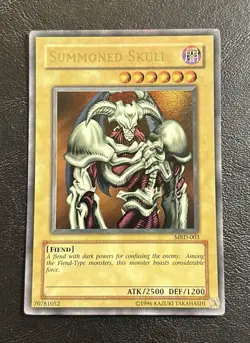 Konami Yu-Gi-Oh! TCG Summoned Skull MRD-003 Unlimited MISPRINT Faded - Image 1