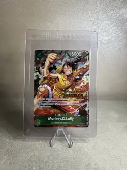 Monkey.D.Luffy Release Winner [op-16] Promo P-135 NM Sealed One Piece Entra TCG - Image 1