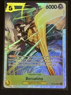 Borsalino Foil SR EB04-058 One Piece TCG Adventure on Kami's Island (OP15-EB04) - Image 1