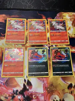 Pokemon Lot Of 6 Cards Amazing Rare, Holographic, Full Art - Image 1