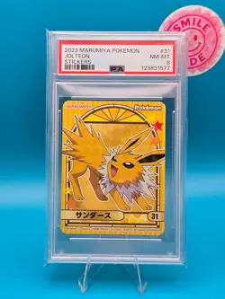 PSA 8 - 2023 Marumiya Pokemon, Jolteon, Stickers - Image 1