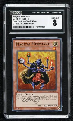 Magical Merchant 1st Ed. YuGiOh Star Pack 2014 CGC 8 - Image 1