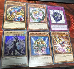 Dark Magician Girl Yugioh Card Lot (6 Magicians) - Image 1