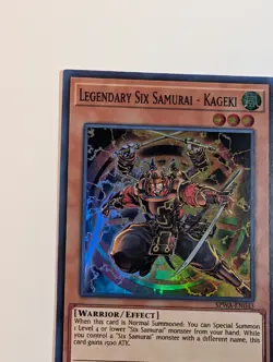 Yugioh TCG - 1x Legendary Six Samurai - Kageki - SPWA-EN043 - NM/LP - 1st - 2017 - Image 5