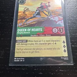 Queen of Hearts Haughty Monarch Lorcana Card Reign of Jafar 105/204 Mint - Image 5