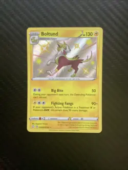 Boltund SV040/SV122 - Shining Fates - Shiny Holo Rare - Pokemon Card TCG -NM - Image 1