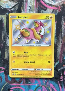 Yamper SV039/SV122 Shining Fates Shiny Holo NM Pokemon TCG - Image 1