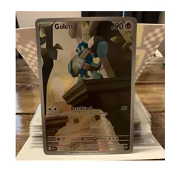 Pokemon Golett 90HP Illustration Rare Holo 122/086 Sv: Black Bolt English - Image 1
