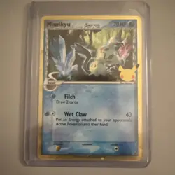 Mimikyu Delta Species BLACK STAR PROMO card COSMOS HOLO SWSH136 Pokemon NM - Image 1
