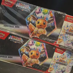 Pokemon TCG Prismatic Evolutions Surprise Box plus booster bundle - Image 1