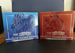 Pokemon Sword & Shield Battle Styles Elite Trainer Boxes (Red and Blue set) - Image 1