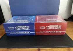 Pokemon Sword & Shield Battle Styles Elite Trainer Boxes (Red and Blue set) - Image 2