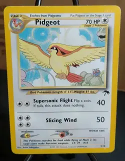 Pokemon Pidgeot 2/18 Southern Islands 2001 MP Crease - Regular Rare WotC Promo - Image 2