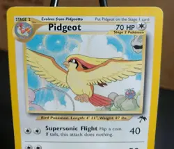 Pokemon Pidgeot 2/18 Southern Islands 2001 MP Crease - Regular Rare WotC Promo - Image 4