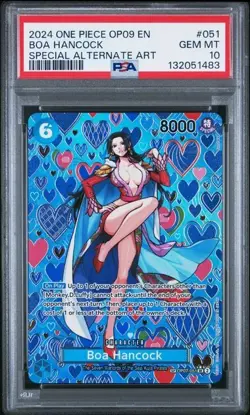 PSA 10 Boa Hancock OP07-051 OP09 SP Emperors in the New World One Piece English - Image 1