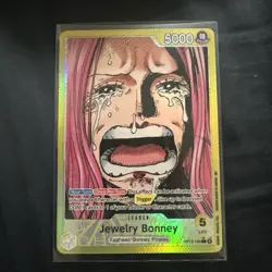 Jewelry Bonney OP13-100 Leader Alt Art Carrying on his Will One Piece TCG - Image 1
