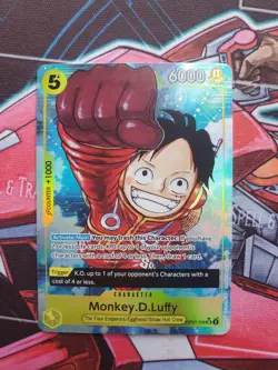 Monkey D. Luffy OP07-109 SR Alt Art 500 Years in the Future One Piece TCG NM - Image 1