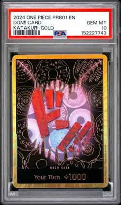 PSA 10 KATAKURI GOLD DON!! EN - PRB01 Premium Booster - One Piece - Image 1