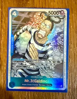 Mr.3(Galdino) (056) OP16-056 (SR) The Time of Battle Foil - Image 2