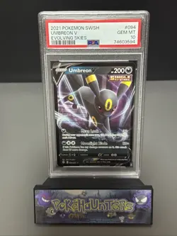 Pokemon Card Umbreon V 094/203 Evolving Skies Rare PSA 10 GEM MINT - Image 1