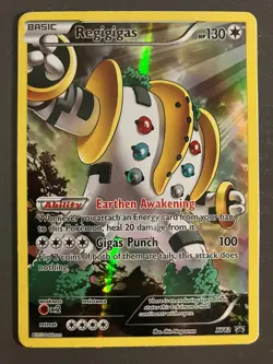 Pokemon White Kyurem, Regigigas, Arceus XY81, 82, 83 Promo Card Artwork Set NM - Image 5