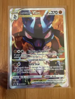 Pokemon Lucario VSTAR SWSH291 Crown Zenith Promo Holo NM - Image 1