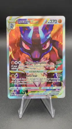 Pokemon TCG Lucario VSTAR SWSH291 Black Star Promo Crown Zenith NM - Image 1